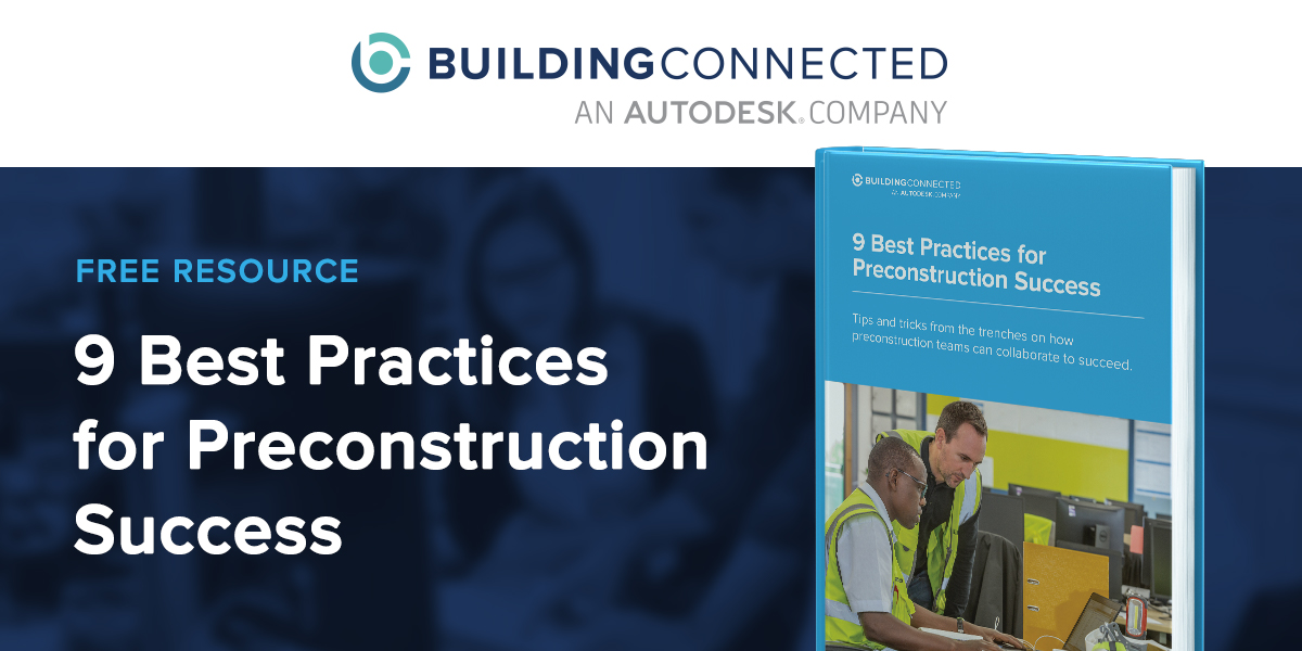 9 best practices for preconstruction success